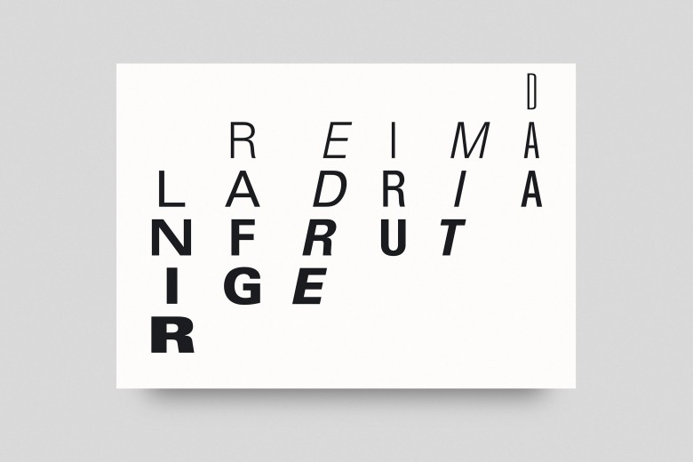 Dreimal Adrian Frutiger Postcard 1