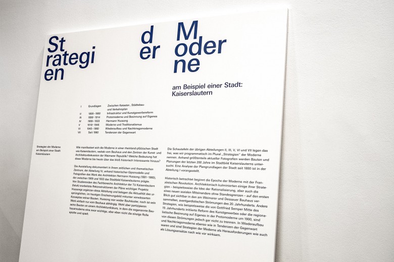 Strategien der Moderne Exhibition Design 10